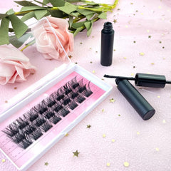 DIY Eyelash Extensions Kit 14 16 18mm Easy Applying DIY