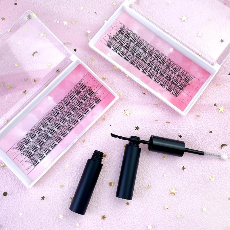 DIY Eyelash Extensions Kit 14 16 18mm Easy Applying DIY