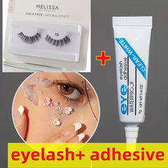 12 Pairs Natural False Eyelashes Thick & Soft Fluffy Extension Makeup Tool