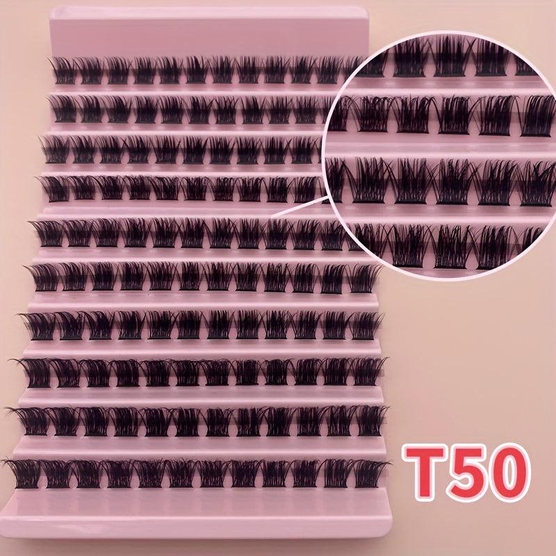 8 16mm Lash Clusters False Eyelashes Extension Kit
