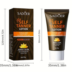 Natural Darken Bronzer Wheat Beauty Tan Cream 50g