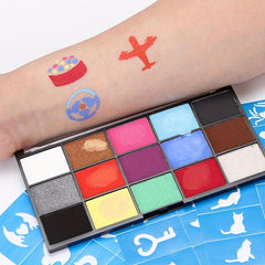 Halloween Face Paint Set 15 Colors Safe And Non Toxic