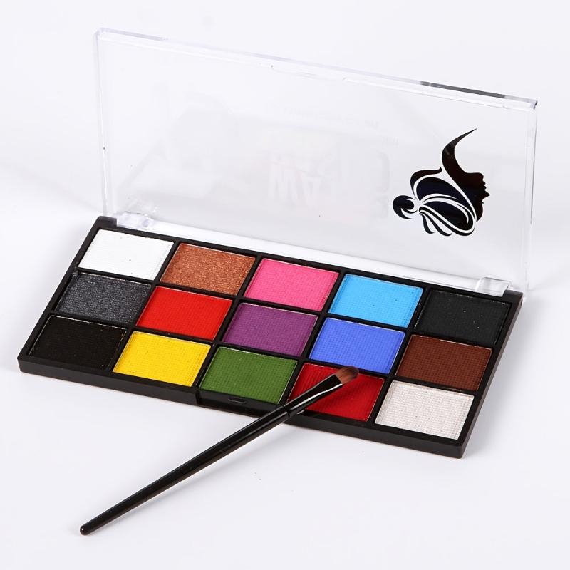 Halloween Face Paint Set 15 Colors Safe And Non Toxic