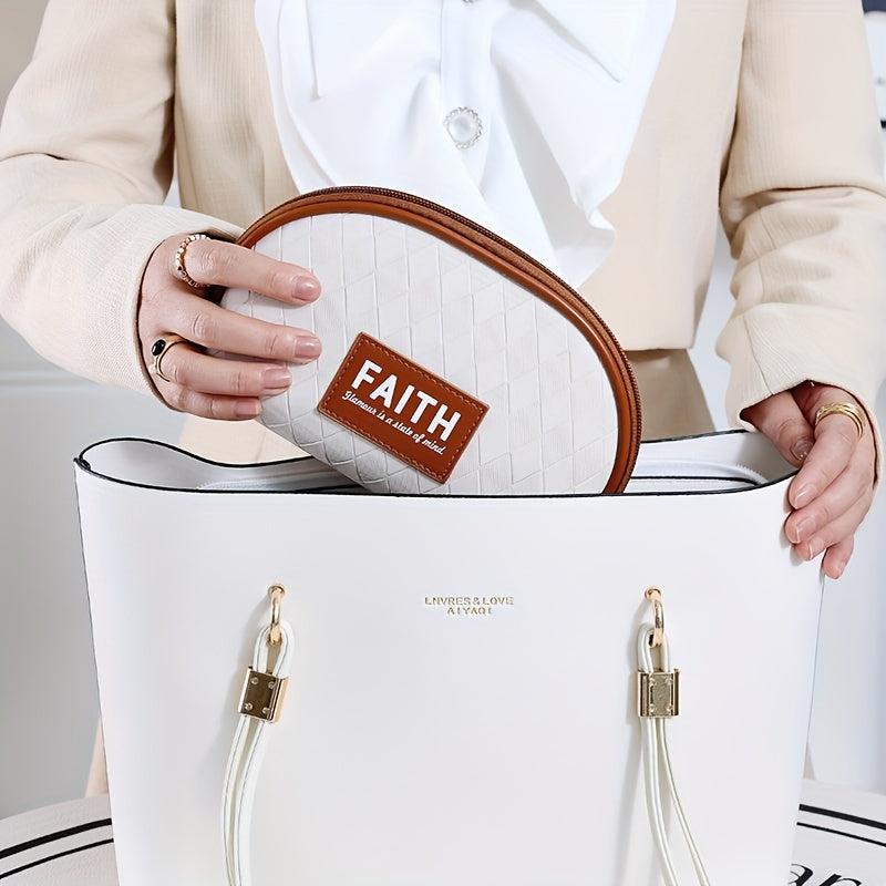 Half Moon Shaped Cosmetic Bag Makeup Organizer Portable Travel Roomy Makeup Bag