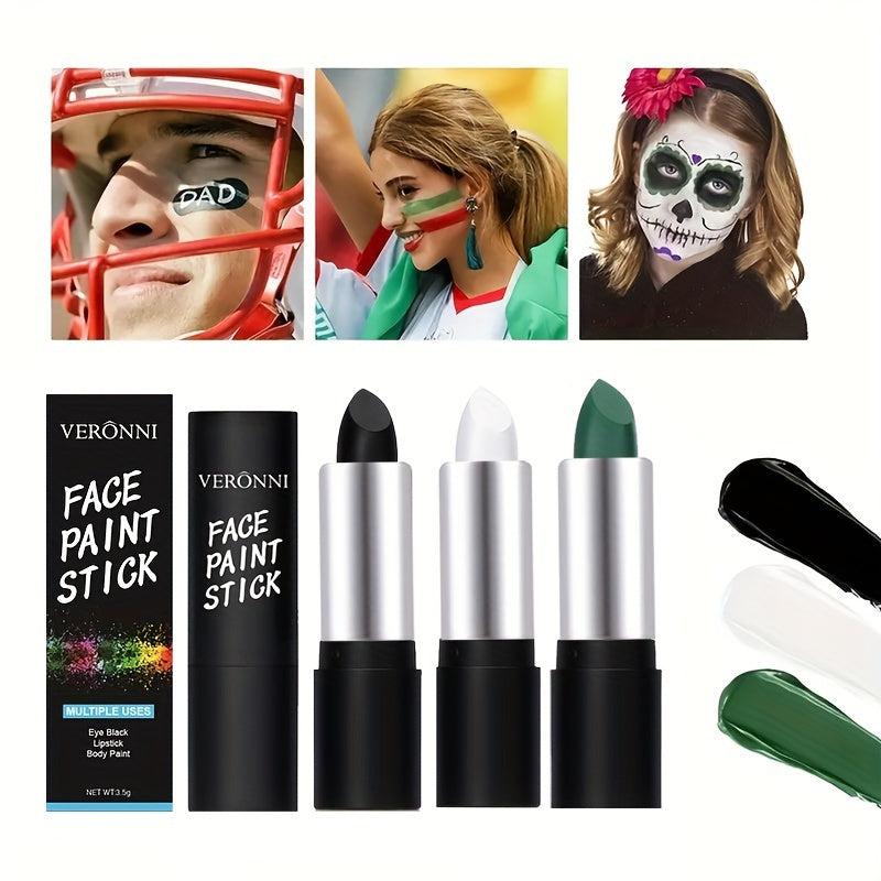 Halloween Face Paint Stick Body Painting Stick Dark Eye Shadow Effect Lipstick