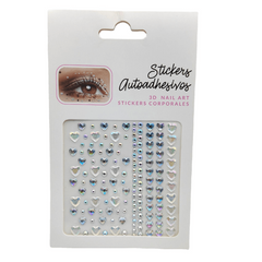 Faux Diamond Gemstone Stickers for Eye and Face Decoration