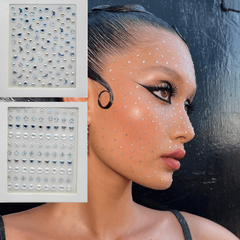 Faux Diamond Gemstone Stickers for Eye and Face Decoration