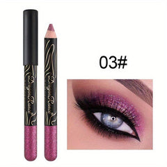 12 Colors Pearly Highlighter Eyeshadow Eyeliner Pen