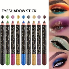 12 Colors Pearly Highlighter Eyeshadow Eyeliner Pen