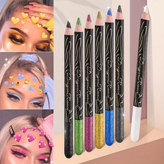 12 Colors Pearly Highlighter Eyeshadow Eyeliner Pen