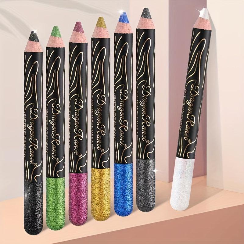 12 Colors Pearly Highlighter Eyeshadow Eyeliner Pen