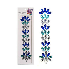 1 Pc Halloween Rhinestone Face Patch Hair Drill Chest Drill Eco Friendly