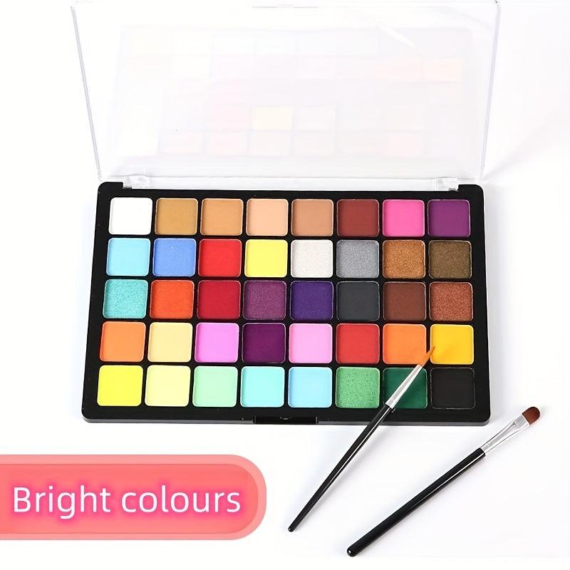 40 Water Soluble Matte Body Paint Pigment for Adults Halloween Christmas