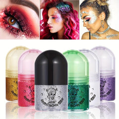 Sparkling Powder Rolling Beads Sequin Gel for Face and Body Makeup