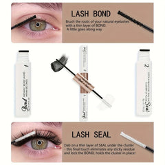200pcs 40D Lashes 9 16mm Mix D Curling Cluster Individual Lashes