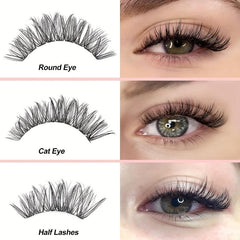 200pcs 40D Lashes 9 16mm Mix D Curling Cluster Individual Lashes