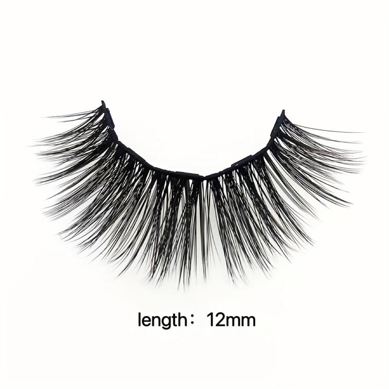 5 Pairs Magnetic False Eyelashes With Magnetic Eyeliner And Mascara Set