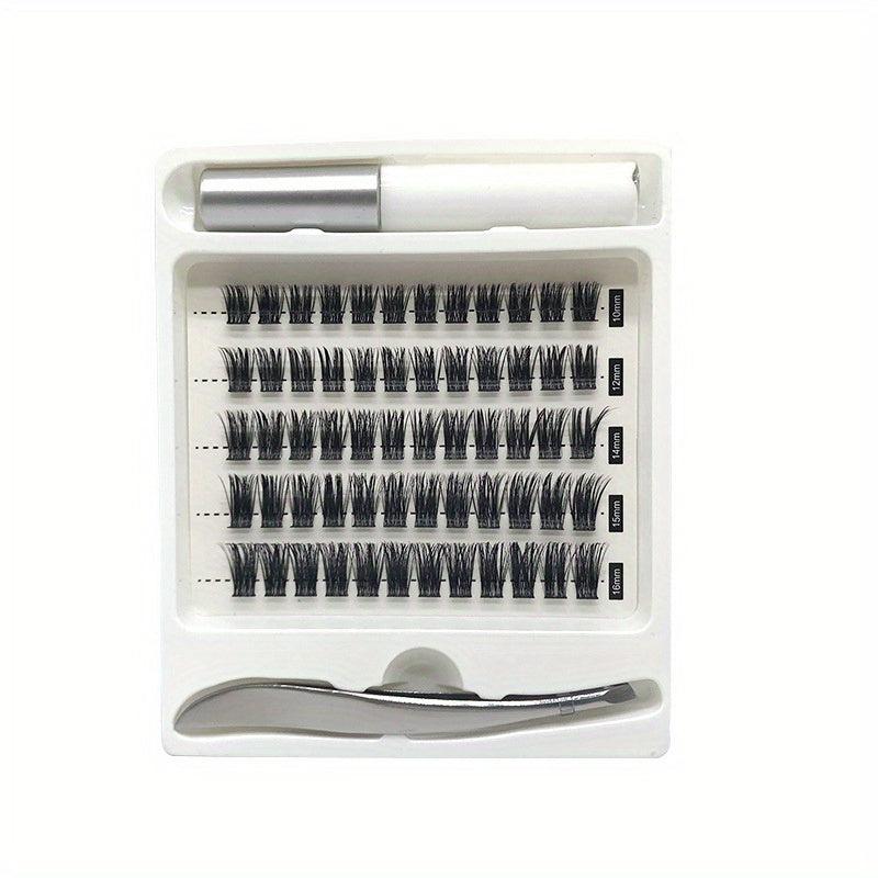 3D Cluster Lash Extension Kit Daily Makeup DIY Soft Lash Volume
