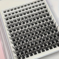 Volumized Cluster Lashes 1box Fishtail False Eyelashes Daily Makeup