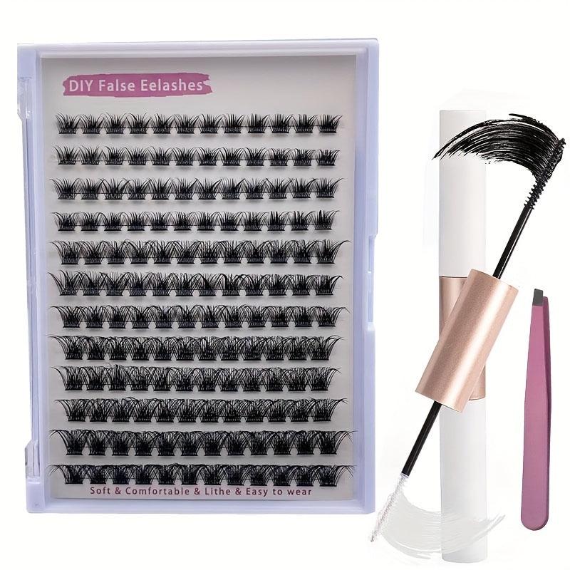 Volumized Cluster Lashes 1box Fishtail False Eyelashes Daily Makeup