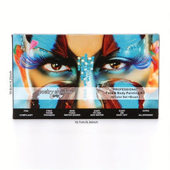 10 Colors Drama Body & Face Painting Water Based Long Lasting Makeup
