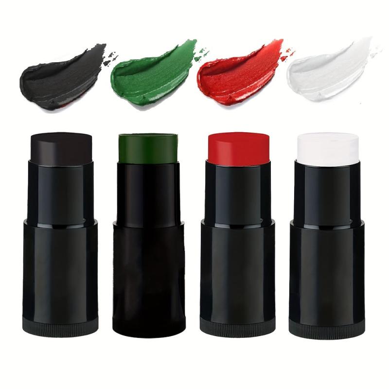 4 Colors Face Painting Stick for Halloween Parties and Cosplay