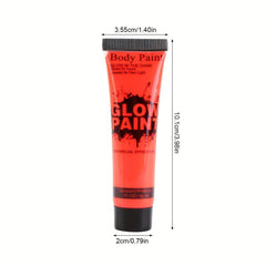 25ML Glow In The Dark UV Neon Face Paint Halloween Makeup