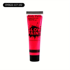25ML Glow In The Dark UV Neon Face Paint Halloween Makeup