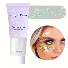 Mermaid Scale Glitter Sequin Gel for Face Body Lip Eye Shadow