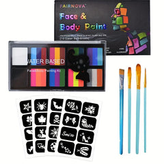 Face Paint Makeup Split Cake Palette 10 10gm Water Activated Kit