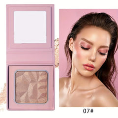 Three-Dimensional Highlighter Powder for Face and Eyes