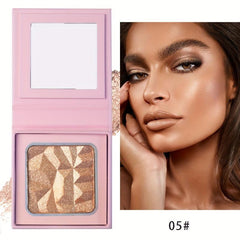 Three-Dimensional Highlighter Powder for Face and Eyes