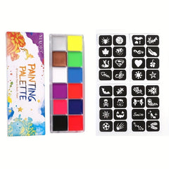 12 Vibrant Fluorescent Paint Colors for Cosplay Makeup Body Painting
