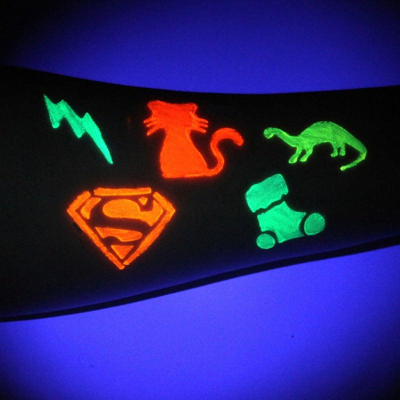 12 Vibrant Fluorescent Paint Colors for Cosplay Makeup Body Painting