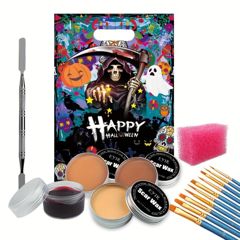 Professional Face And Body Paint Makeup Kit For Halloween