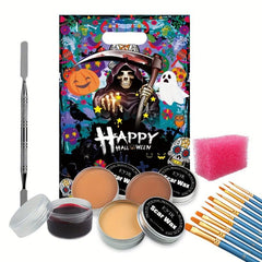 Professional Face And Body Paint Makeup Kit For Halloween