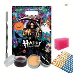 Professional Face And Body Paint Makeup Kit For Halloween