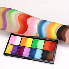 8 Color Water Soluble Body Paints for Halloween Makeup