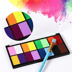 8 Color Water Soluble Body Paints for Halloween Makeup