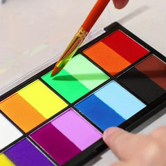 8 Color Water Soluble Body Paints for Halloween Makeup