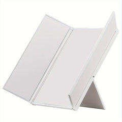 Portable Tri Fold Makeup Mirror for Travel School Home Use