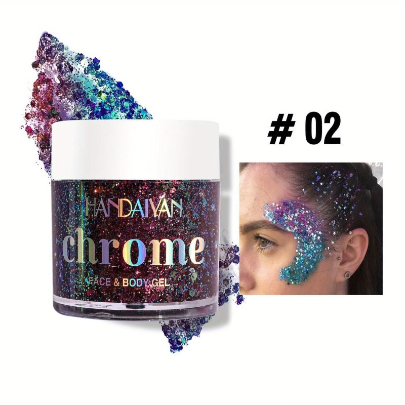 Sequin Eyeshadow Glitter Stage Makeup Long Lasting Waterproof Non Smudge
