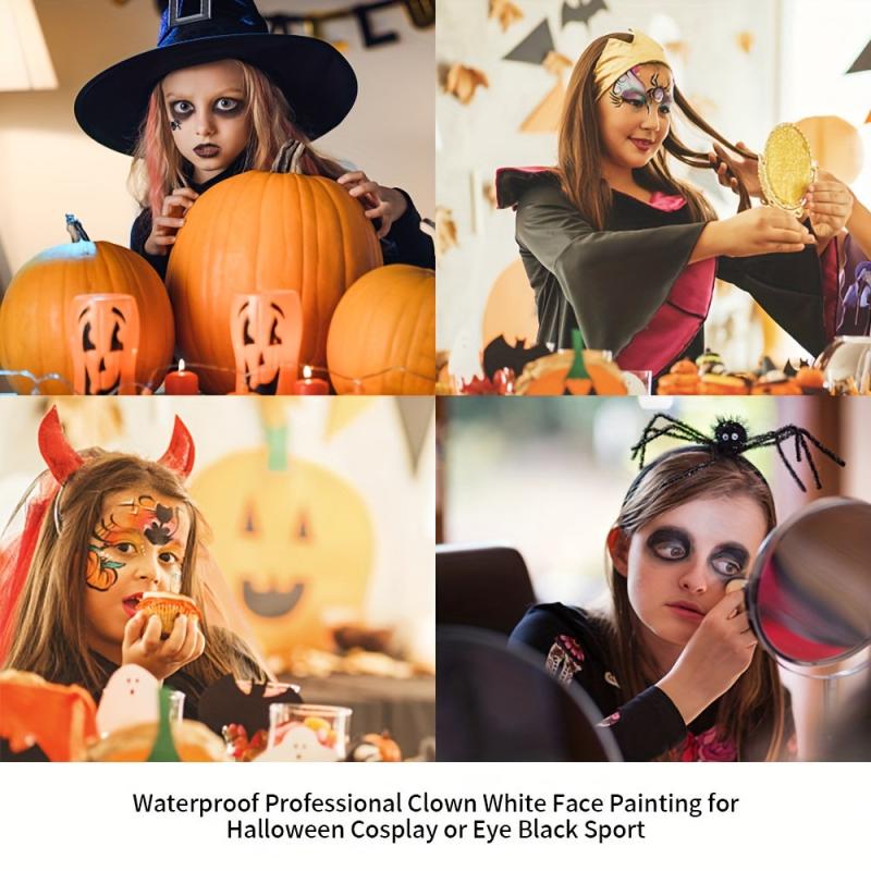 6 Colors Face Paint Waterproof Long Lasting Halloween Makeup