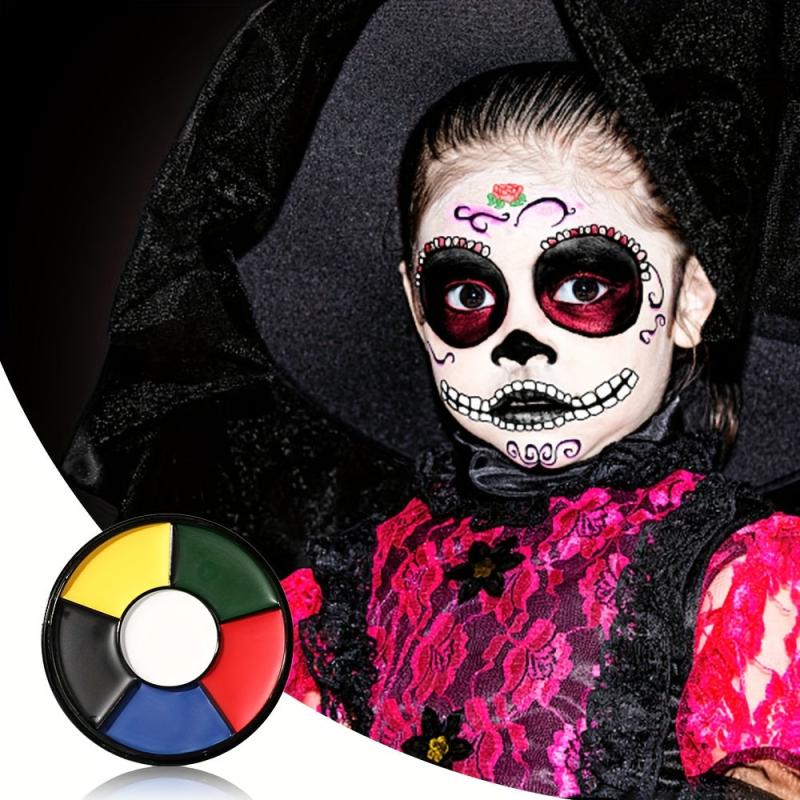 6 Colors Face Paint Waterproof Long Lasting Halloween Makeup