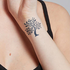 Hollow Tattoo Stencils Set with Transparent Juice Dyeing Paste