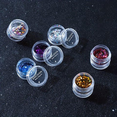 Art Star Nail Manicure Colorful Paper Face Film Nail Flash Craft Eye DIY