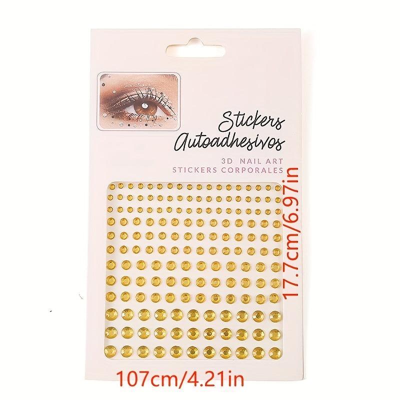 DIY Face Makeup Gem Sticker, Crystal Sticker for Halloween Fairy Style