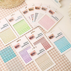 DIY Face Makeup Gem Sticker, Crystal Sticker for Halloween Fairy Style
