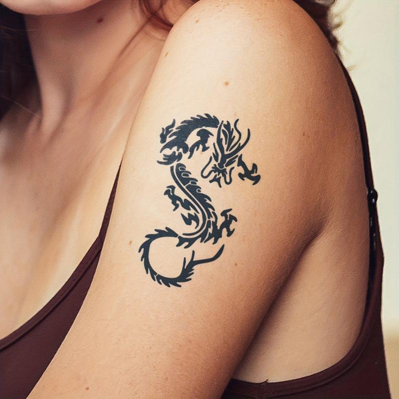 Animal Pattern Tattoo Stencil + Dye Paste Kit