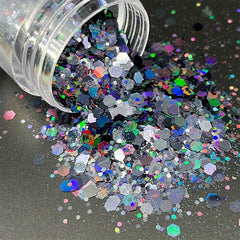 Holographic Chunky Glitter for Face Body Paint Glow Makeup